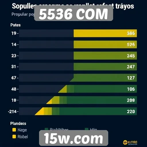 Análise da popularidade de 5536 COM entre jogadores